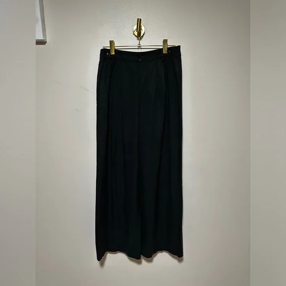 🆕 Madewell The Harlow Wide-Leg Pant Black - Picture 9 of 11